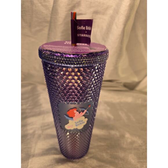 Starbucks Sofie Birkin Rainbow Pride Bling Studded Venti Tumbler Cup - Picture 5 of 6